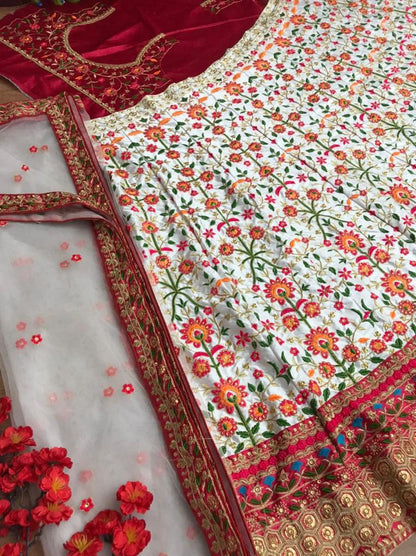 Multi Work Designer Lehenga For Women