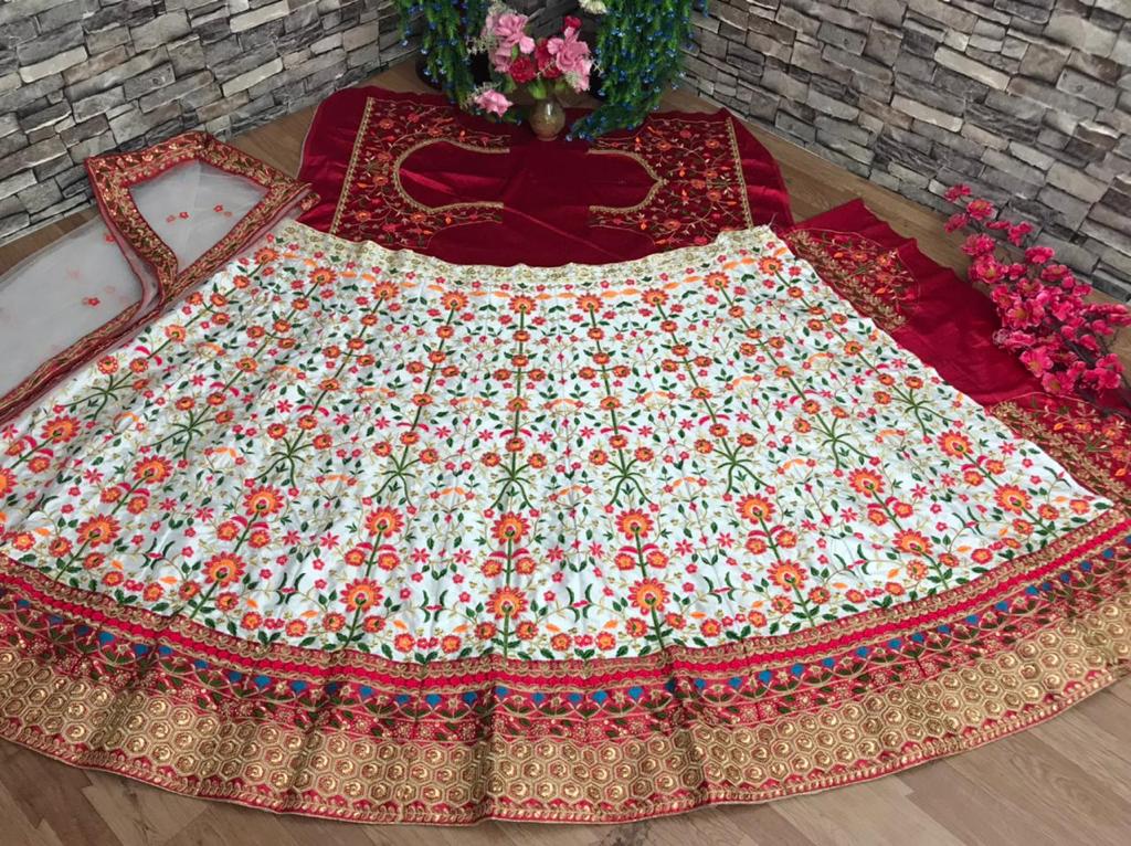 Multi Work Designer Lehenga For Women