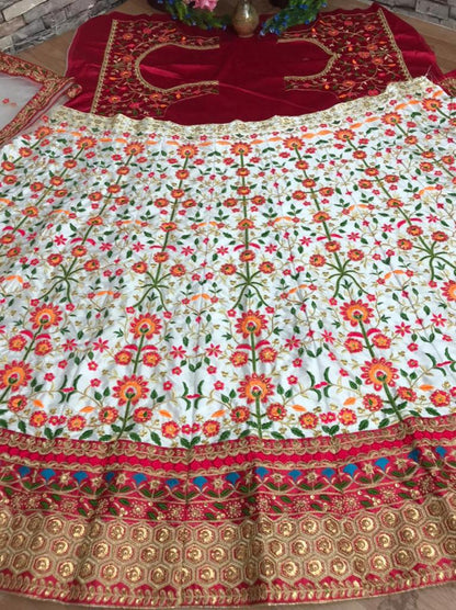 Multi Work Designer Lehenga For Women