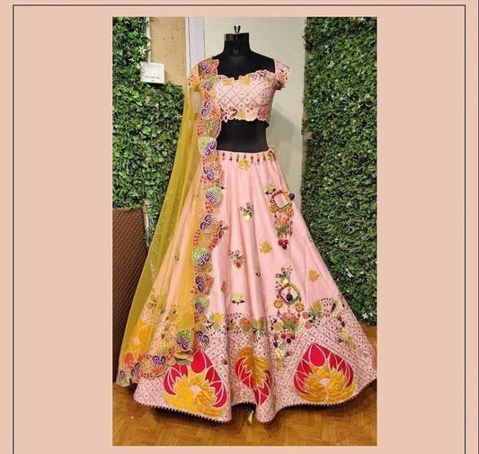 Party Wear Embroidered Designer Lehenga Choli For Women