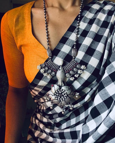 unbelievable Printed Cotton Linen Saree With Blouse