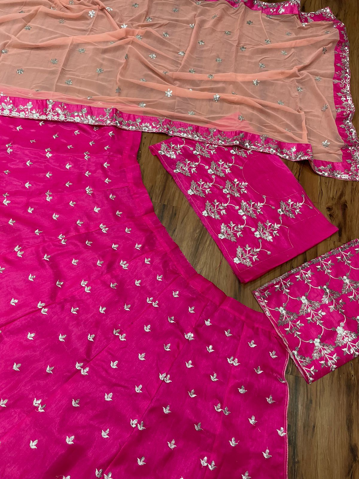 Bridal Wear Banglory Satin Lehenga Choli With Dupatta