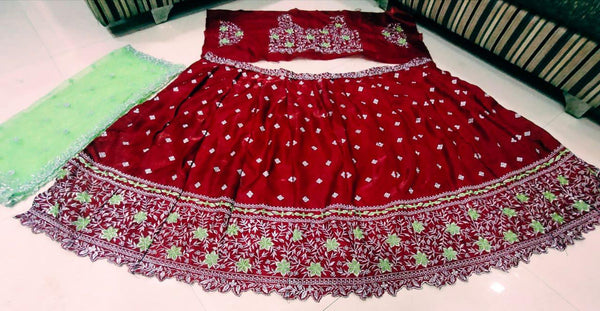 Classy Art Silk Embroidered Lehenga For Party Wear