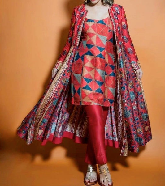 Latest Digital Printed Indo Western For Women
