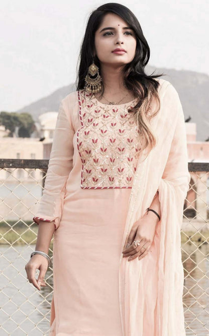 Peach Color Designer Online Lehenga Top Dupatta For Women