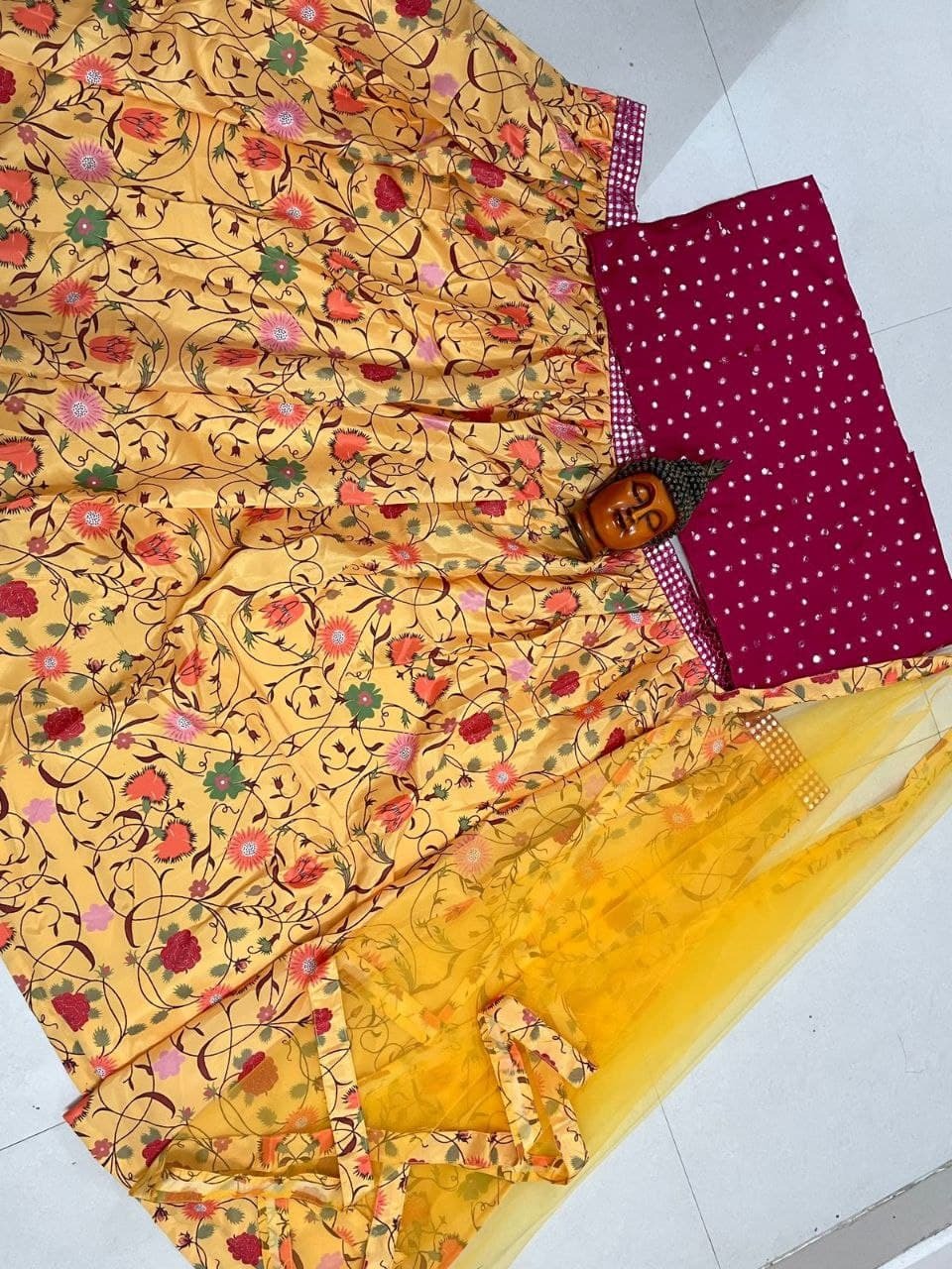 Digital Printed Designer Lehenga for function wear