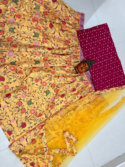 Digital Printed Designer Lehenga for function wear