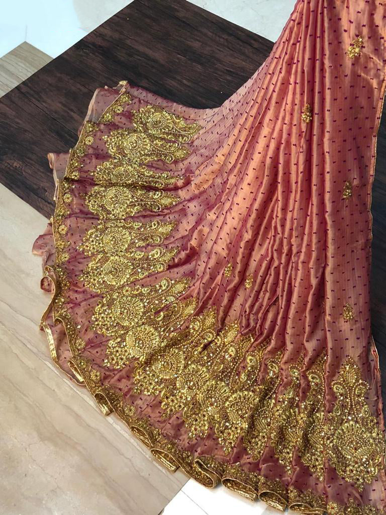 Designer Latest Embroider Saree For Women