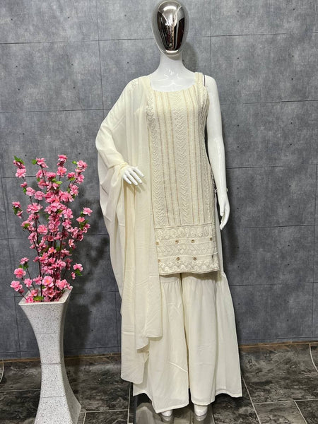 Ready made sharara plazo top suit